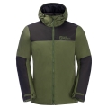 Jack Wolfskin Winterjacke Jasper 2022 (wasser- und winddicht, atmungsaktiv) grün Herren